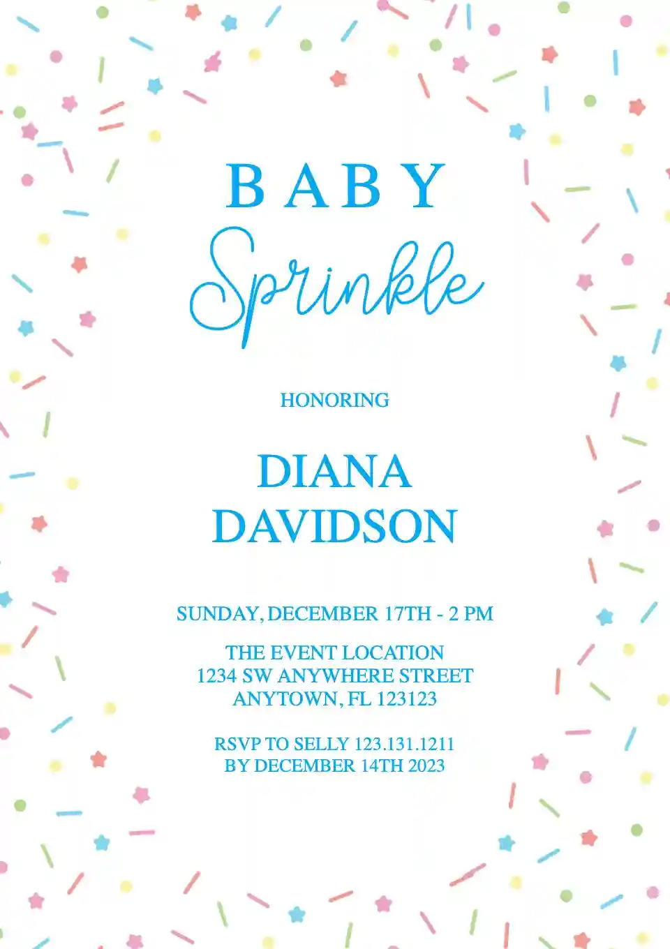 Cute Sprinkles Free Baby Sprinkle Invitation Templates Invitanku Cute Sprinkles Free Baby Sprinkle Invitation Templates Invitanku
